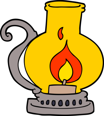 Bir insan tarafından çizilmiş karalama feneri.