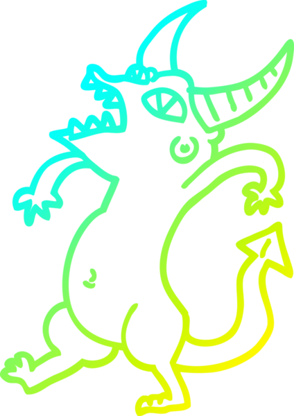 Bir insan tarafından çizilen cadılar bayramı çizgi filminin soğuk çizgi çizimi.