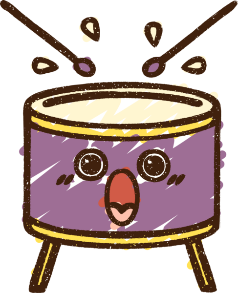 Bir insan tarafından çizilen Davul Tebeşiri