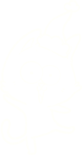 Bir insan tarafından çizilen Noel Kedisi Tebeşiri