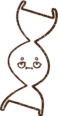 Bir insan tarafından çizilen DNA Kömür Çizimi