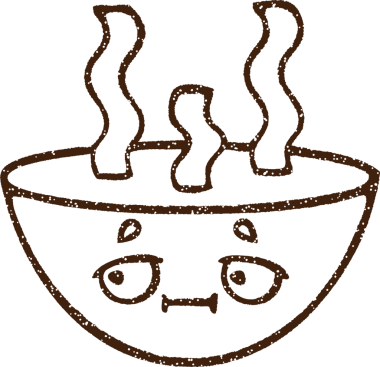 Sıcak Çorba Kömürü Bir insan tarafından çizilmiş