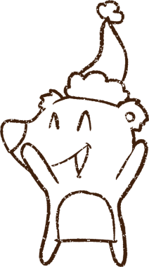 Bir insan tarafından çizilen Kutup Ayısı Kömürü