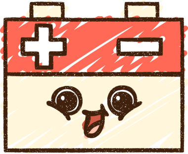 Bir insan tarafından çizilen Mutlu Batarya Tebeşiri