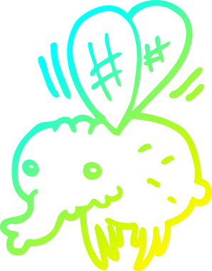 Bir insan tarafından çizilmiş bir karikatür çizimi.