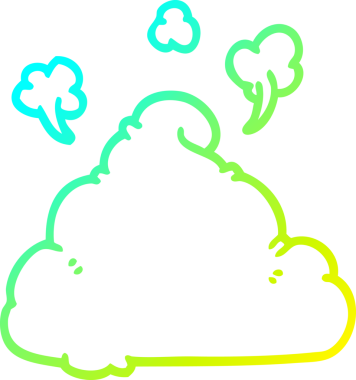 Bir insan tarafından çizilmiş bir çizgi film dışkısı çizimi.