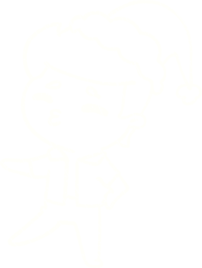 Bir insan tarafından çizilen Noel Adam Tebeşiri