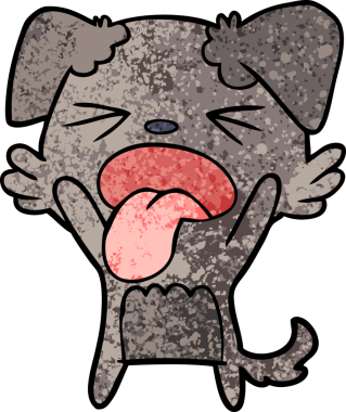 Bir insan tarafından çizilmiş iğrenç bir çizgi film.