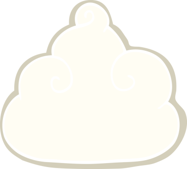 bir insan tarafından çizilmiş karikatür bulut sembolü