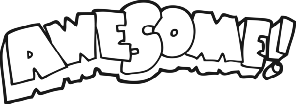 Bir insan tarafından çizilmiş siyah beyaz bir karikatür.