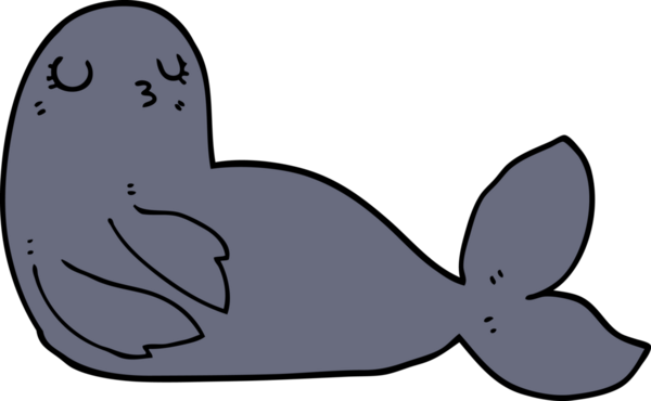 Bir insan tarafından çizilmiş karikatür mührü