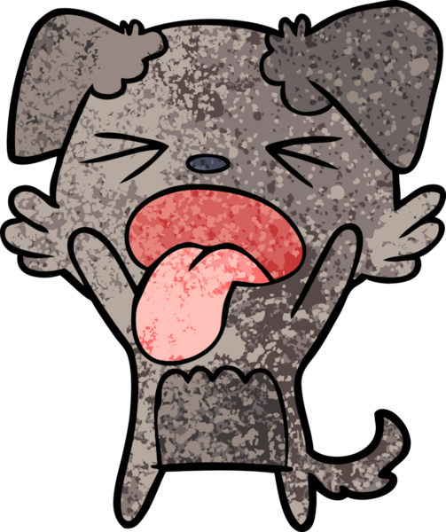 Bir insan tarafından çizilmiş iğrenç bir çizgi film.