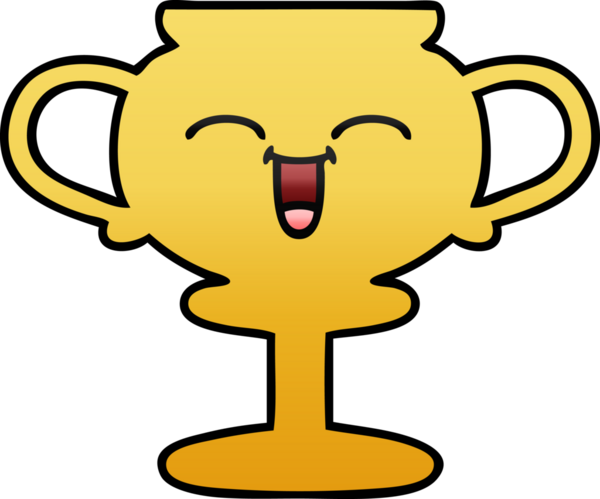 Bir insan tarafından çizilmiş bir kupanın gölgelenmiş karikatürü