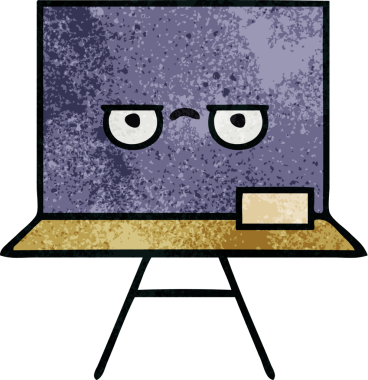 Bir insan tarafından çizilmiş eski grunge desen karikatürü.