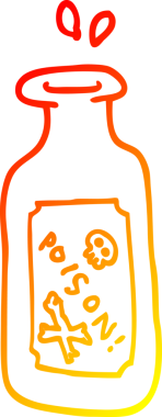 Bir insan tarafından çizilmiş karikatür zehiriydi.