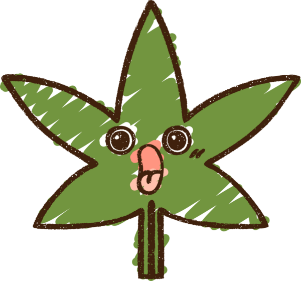 Bir insan tarafından çizilen Yaprak Tebeşiri