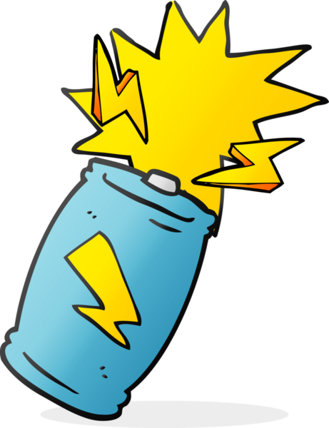 Bir insan tarafından çizilmiş karikatür pili.