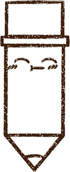 Bir insan tarafından çizilmiş kalem kömürü.