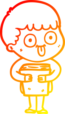 Bir insan tarafından çizilmiş çizgi film karakteri.