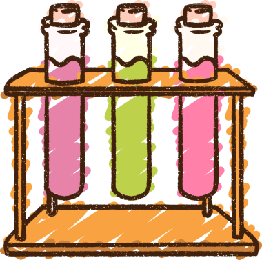 Bilim Deneyi Tebeşir Çizimi Bir insan tarafından çizildi