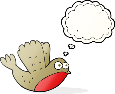 Serbest çizim düşünce balonu çizgi filmi uçan noel robini bir insan tarafından çizildi.