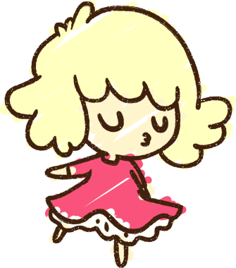 Bir insan tarafından çizilen Dans Eden Kadın Tebeşiri