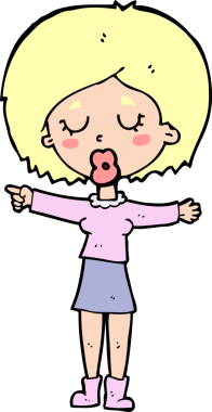 Bir insan tarafından çizilmiş bir karikatür.