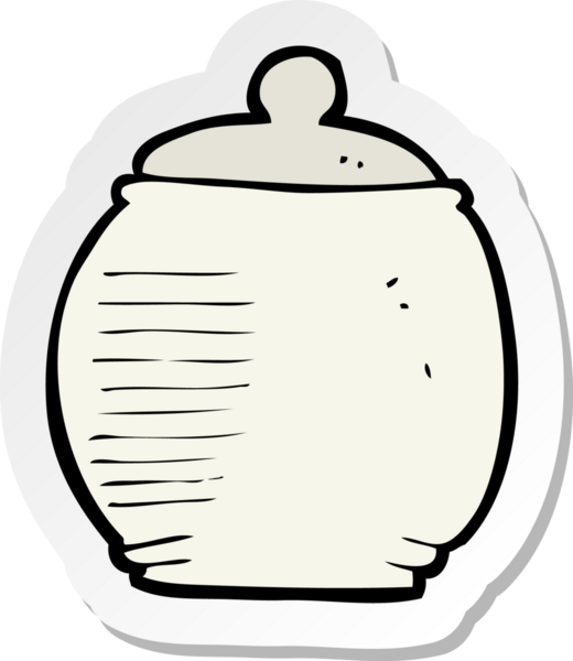 Bir insan tarafından çizilmiş eski bir karikatür etiketi.