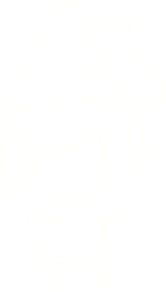 Bir insan tarafından çizilen Noel Kadın Tebeşiri