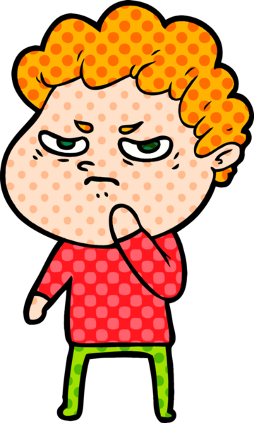 Bir insan tarafından çizilmiş kızgın bir adam.