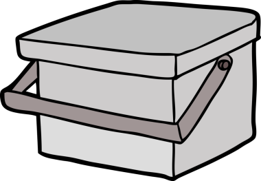 Bir insan tarafından çizilmiş karikatür küveti