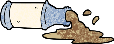 Grunge desenli çizim çizgi filmi bir insan tarafından çizilmiş bira.