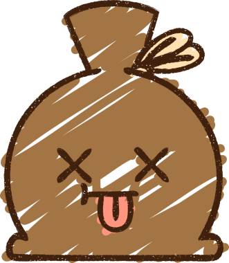 Bir insan tarafından çizilmiş Çöp Torbası Tebeşiri