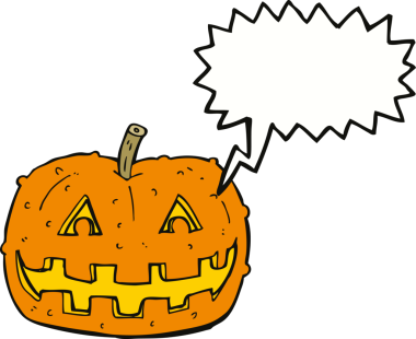 Bir insan tarafından çizilmiş balkabağı.