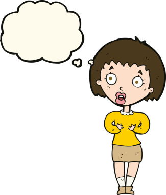 Çizgi filmdeki kadın 