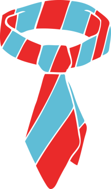 Bir insan tarafından çizilmiş karalama işi kravatı.