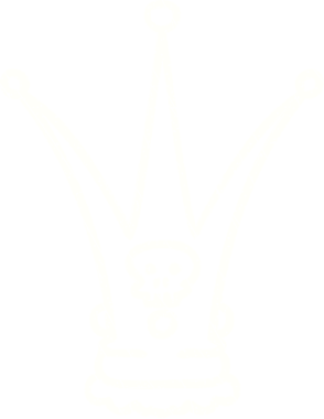 Ürkütücü Crown Tebeşiri Bir insan tarafından çizilmiş