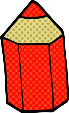 Bir insan tarafından çizilmiş karalama renkli kalem.