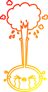 Bir insan tarafından çizilen ağlayan çizgi film bilim deneyinin sıcak çizgi çizimi