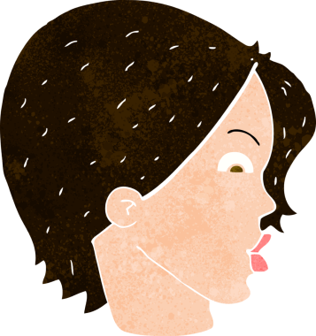 Bir insan tarafından çizilmiş el çizimi karikatür