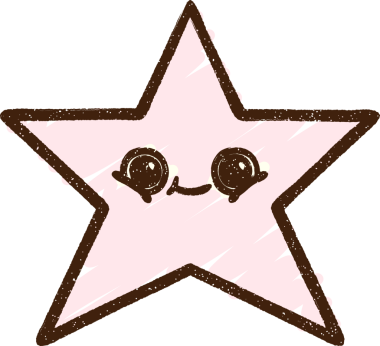 Bir insan tarafından çizilen Yıldız Tebeşiri