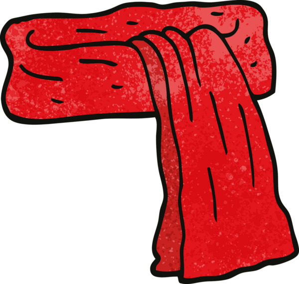 Bir insan tarafından çizilmiş karalama eşarbı.