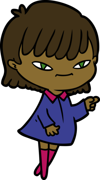 Bir insan tarafından çizilmiş bir karikatür.