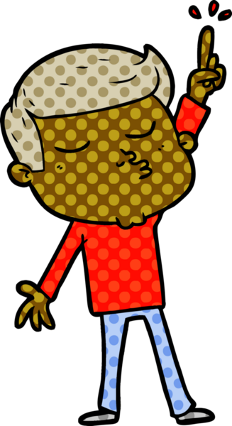 Bir insan tarafından çizilmiş karikatür mankeni adam.