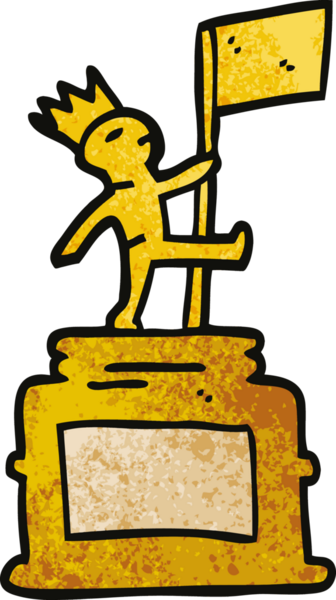 bir insan tarafından çizilmiş karikatür heykeli