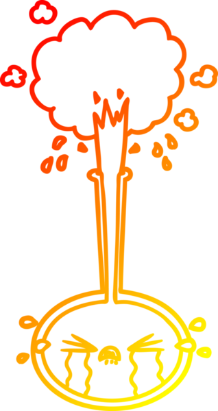 Bir insan tarafından çizilen ağlayan çizgi film bilim deneyinin sıcak çizgi çizimi