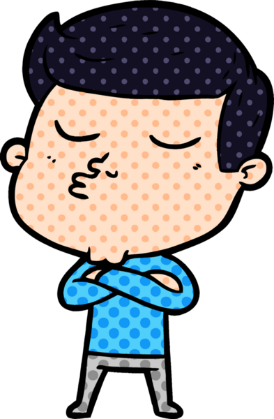 Bir insan tarafından çizilmiş karikatür mankeni adam.