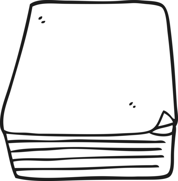 Bir insan tarafından çizilmiş siyah beyaz karikatür yığını.