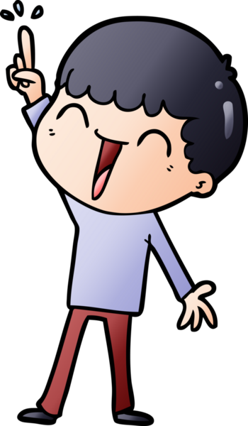 Bir insan tarafından çizilmiş mutlu bir adam.