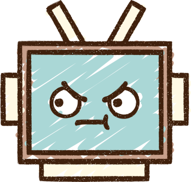 Bir insan tarafından çizilen robot tebeşiri.